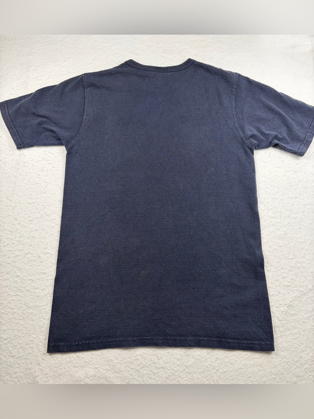VTG‎ 90s Y2K Champion Heritage Big C Logo Navy Blue T-Shirt Men’s Small - Picture 2 of 9